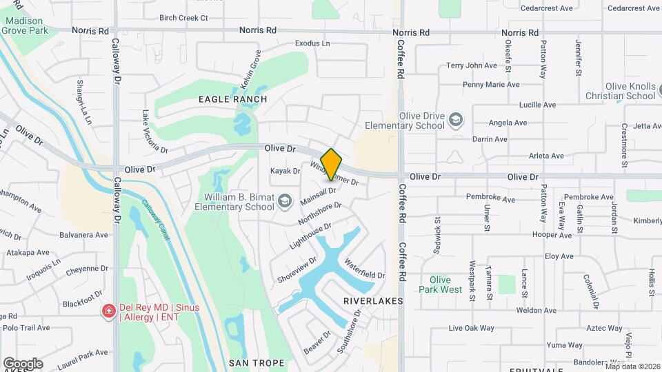 8502 Mainsail Dr Map and Location Details