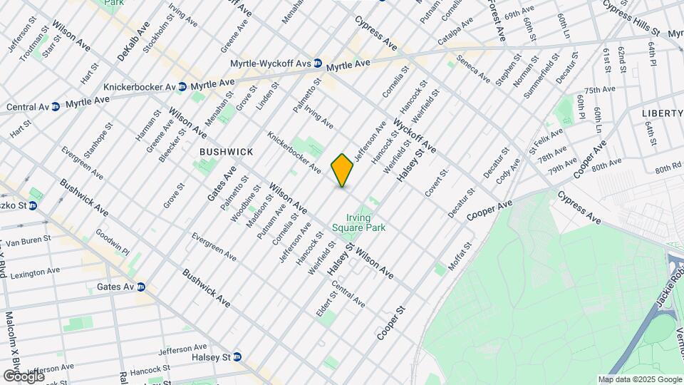 724 Knickerbocker Ave Map and Location Details