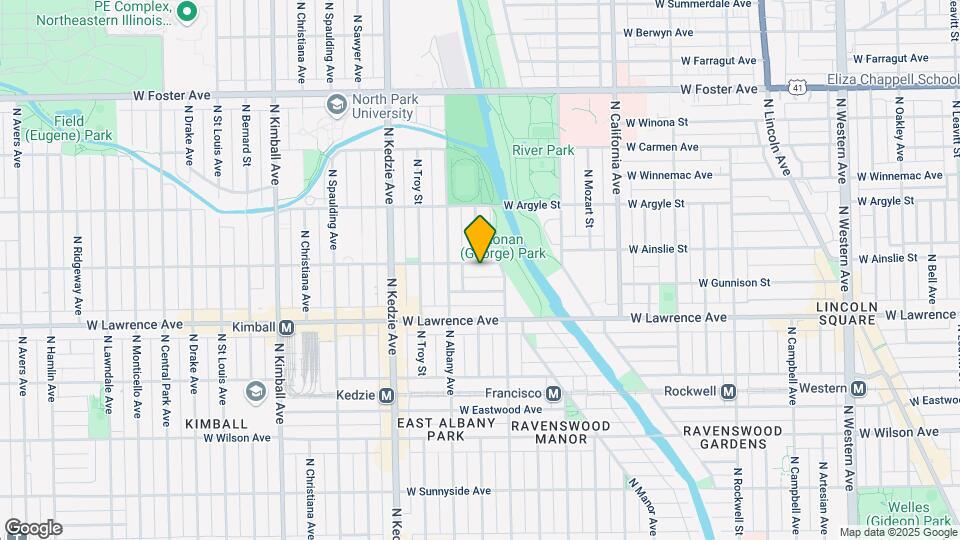 3025 W Ainslie St, Unit 2 Map and Location Details