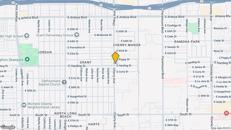 6202 Cherry Ave Map and Location Details
