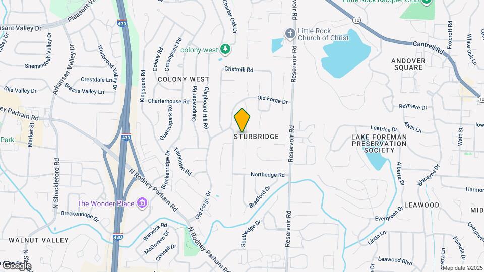 1912 Sanford Dr Map and Location Details