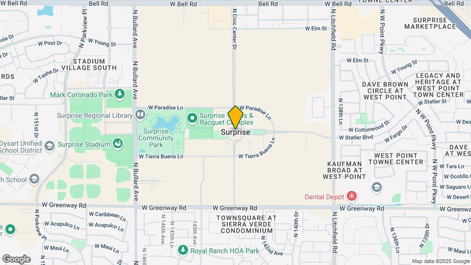 16242 W Maui Ln Map and Location Details