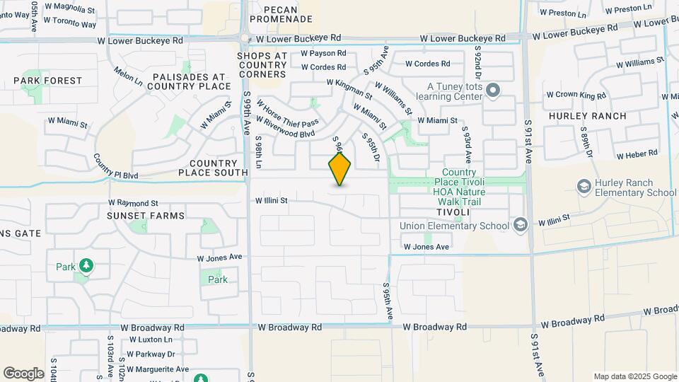 9624 W Raymond St Map and Location Details