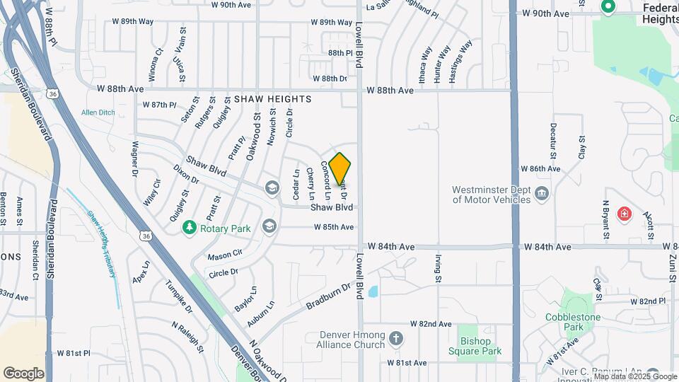 8531 Crescent Dr Map and Location Details