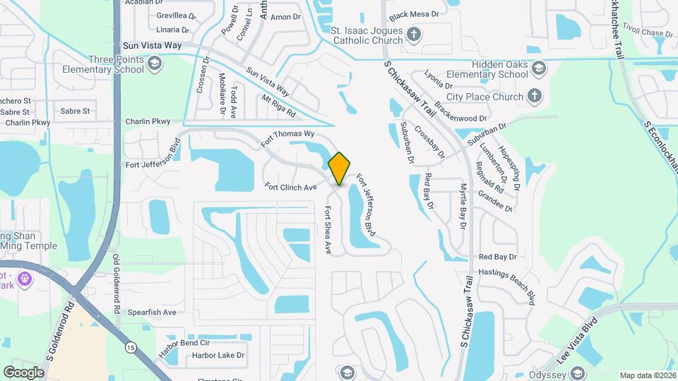 8603 Fort Jefferson Blvd Map and Location Details