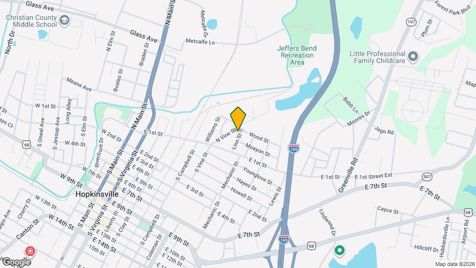 121 Linn St Map and Location Details