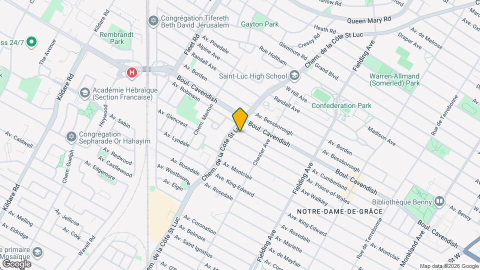 5410 Cumberland Av Map and Location Details