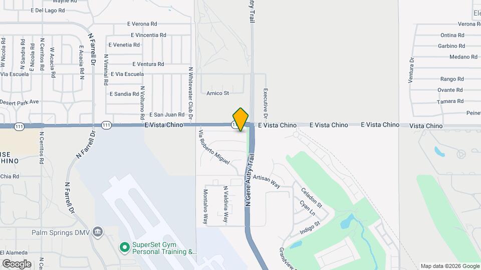 3663 E Paseo Barbara Map and Location Details