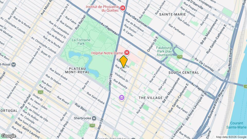 2171 Panet Rue Map and Location Details