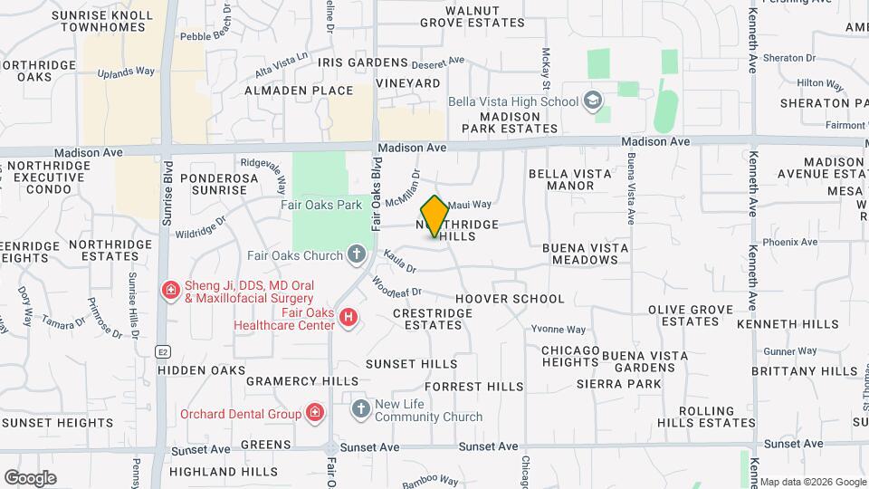 8155 Molokai Way Map and Location Details