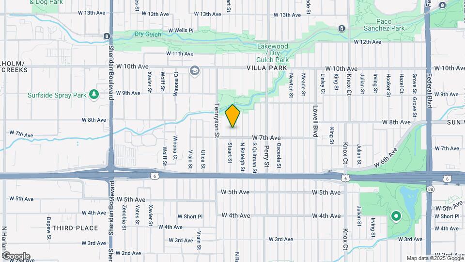 718 Stuart St Map and Location Details