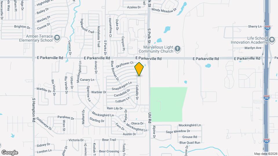 1020 Callalily Dr Map and Location Details