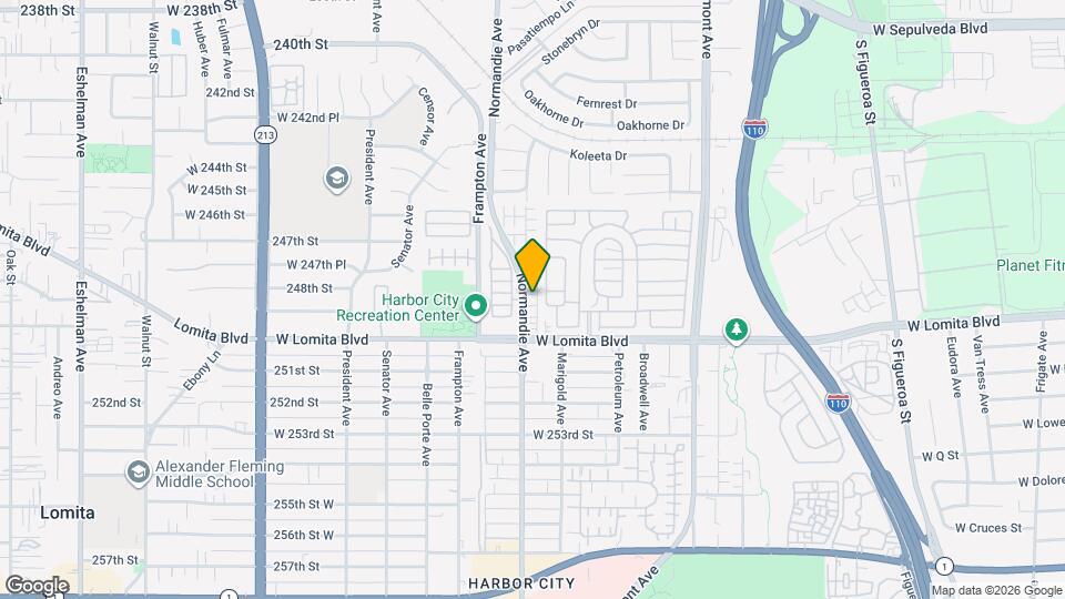 1215 Canoe Ln Map and Location Details