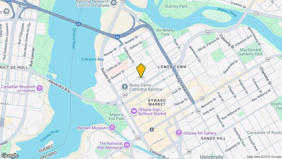 124 Guigues Ave. Map and Location Details