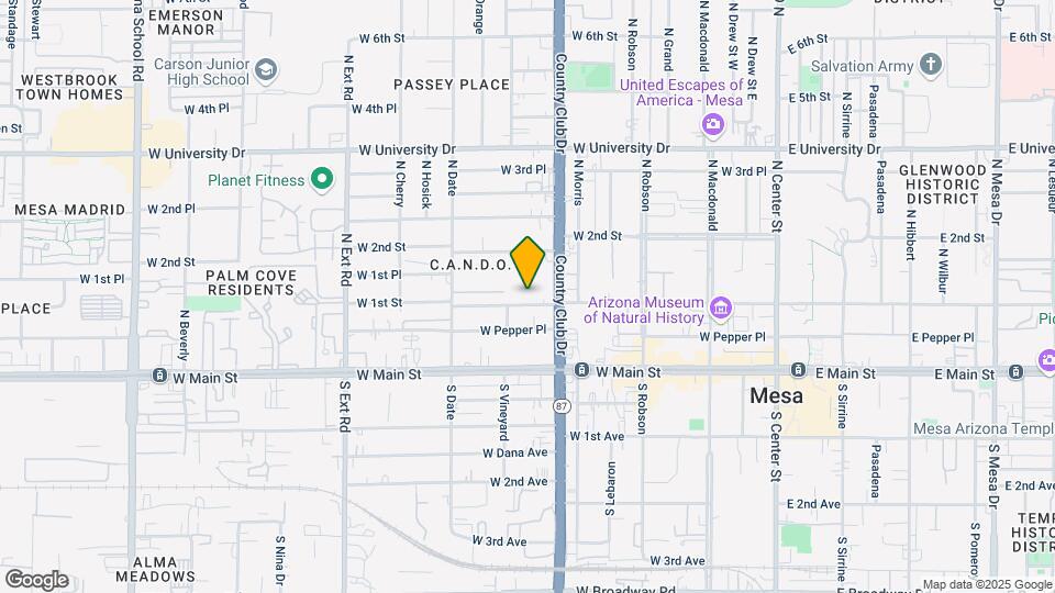 432 W 1st St, Unit 2 Map and Location Details