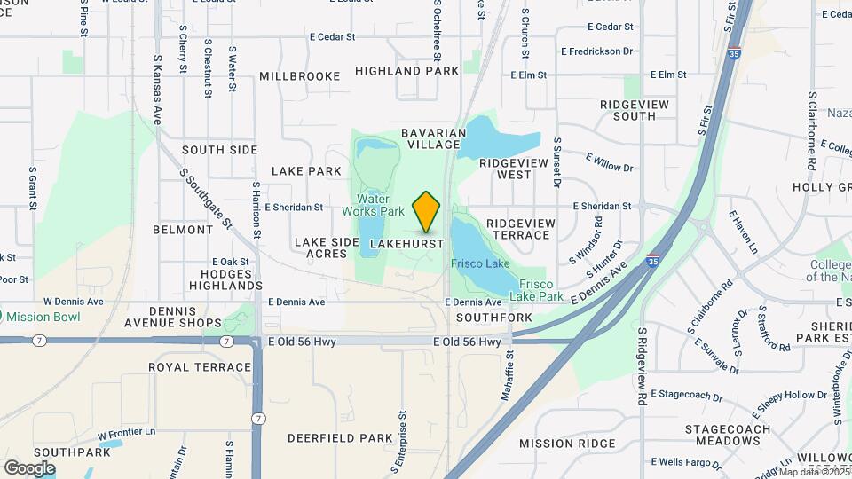 633 S Lakehurst Dr Map and Location Details