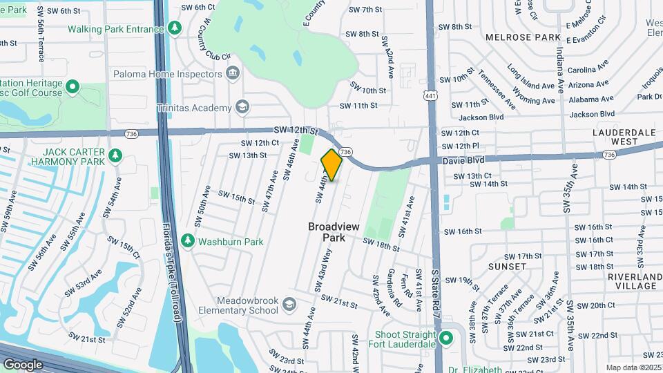 1443 SW 44th Ave Mapa y Detalles de la Ubicación