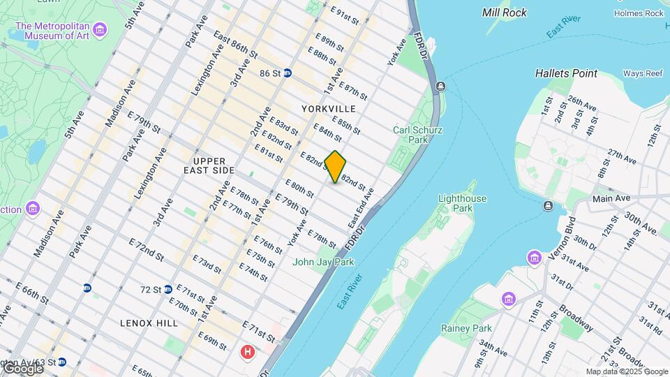 509 E 81st St Map and Location Details