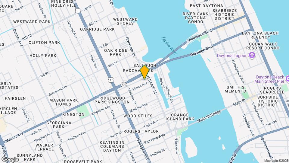 118 Pierce Ave Map and Location Details