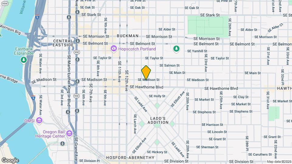 1428 SE Madison St Map and Location Details
