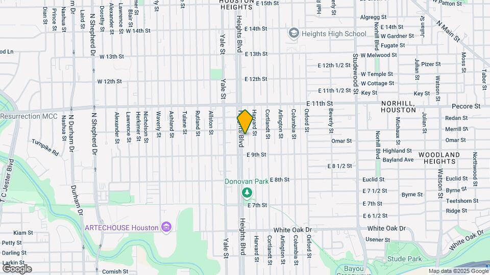 936 Heights Blvd Map and Location Details