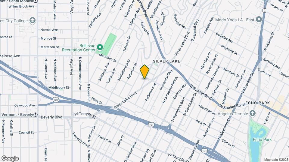 744 N Vendome St Map and Location Details