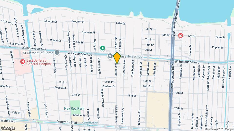 4323 Division Street Map and Location Details