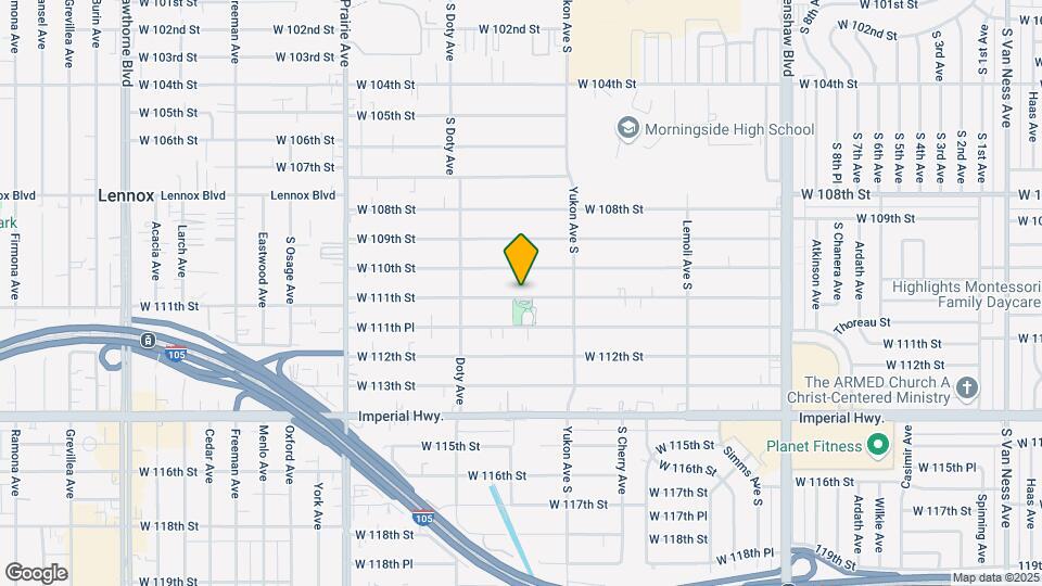 3661 W 111th St, Unit 3661 W 111th St Mapa y Detalles de la Ubicación