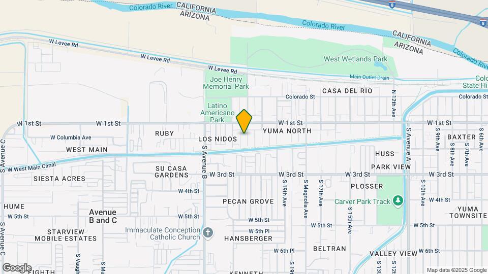 148 S Avenue B Map and Location Details