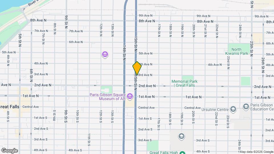 1500 3rd Ave N Map and Location Details
