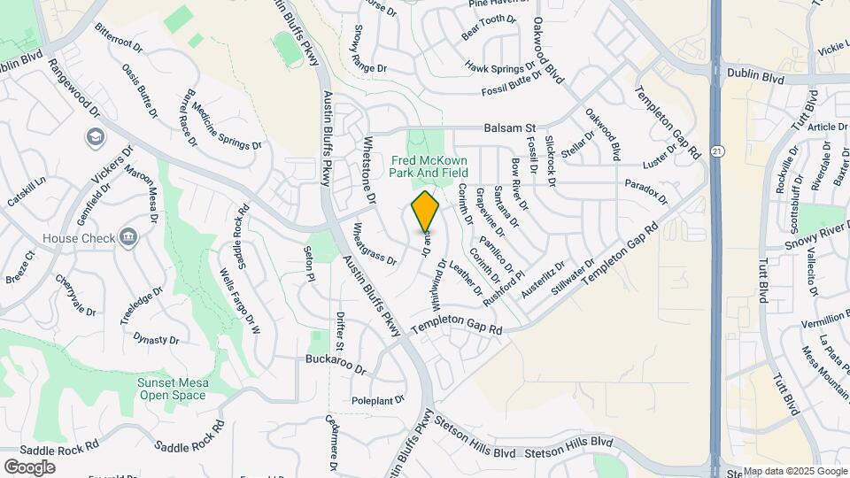 6090 Fescue Dr Map and Location Details