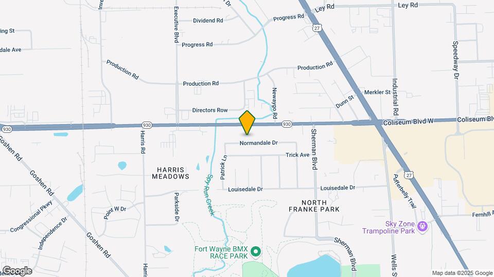 1306 Normandale Dr Map and Location Details