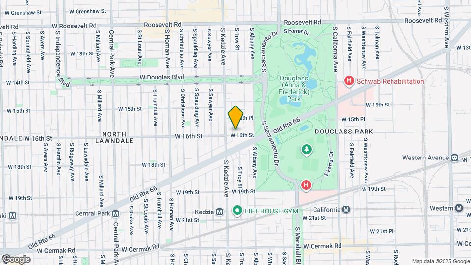 3142 W 16th St Map and Location Details