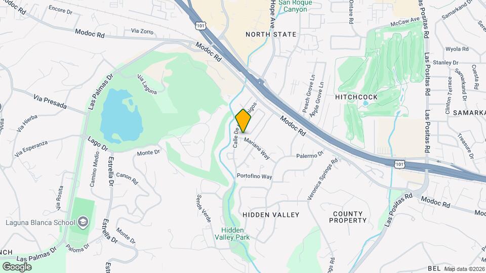 30 La Cumbre Cir Map and Location Details