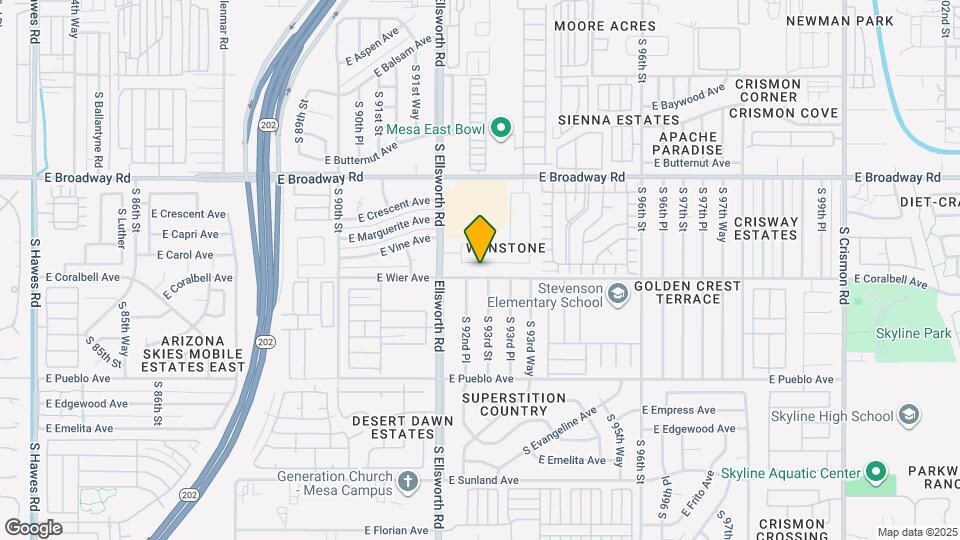 9243 E Carmel Ave Mapa y Detalles de la Ubicación