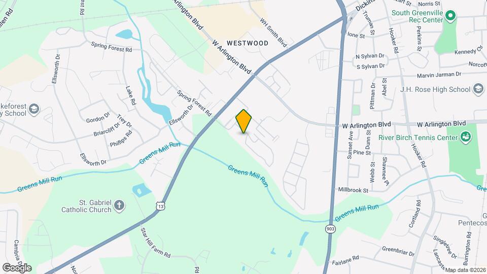 1265 Cross Creek Cir Map and Location Details