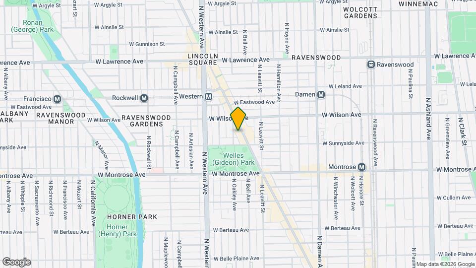 4530 N Lincoln Ave Map and Location Details