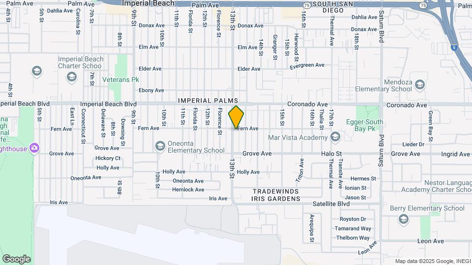1213 13th St Mapa y Detalles de la Ubicación