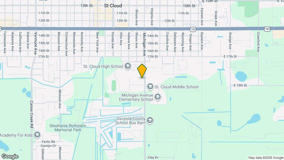 733 Michigan Ct Map and Location Details