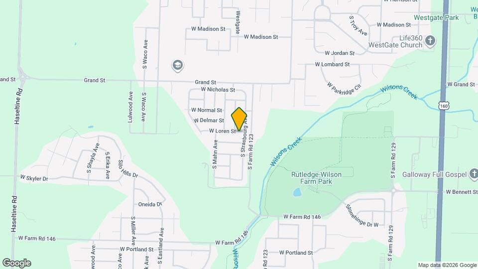 4336 W Loren St Map and Location Details