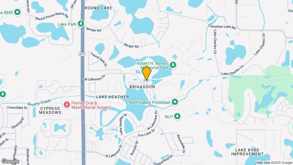 16504 Lake Brigadoon Cir Map and Location Details