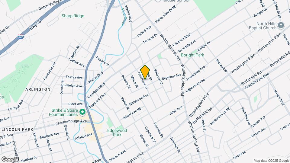 3312 Clearview St Map and Location Details