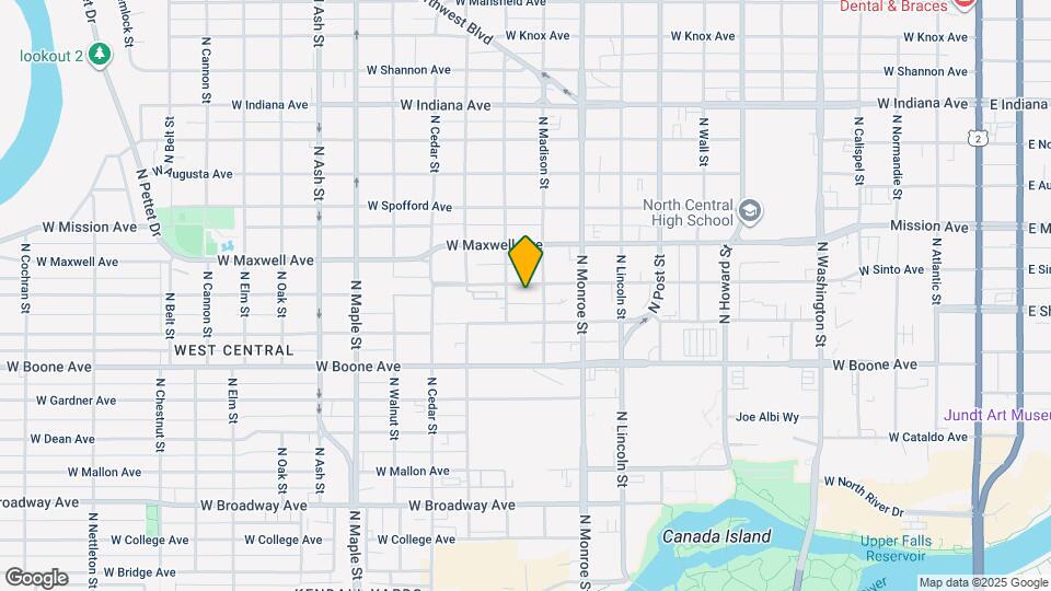 1113 W Sinto Ave Mapa y Detalles de la Ubicación