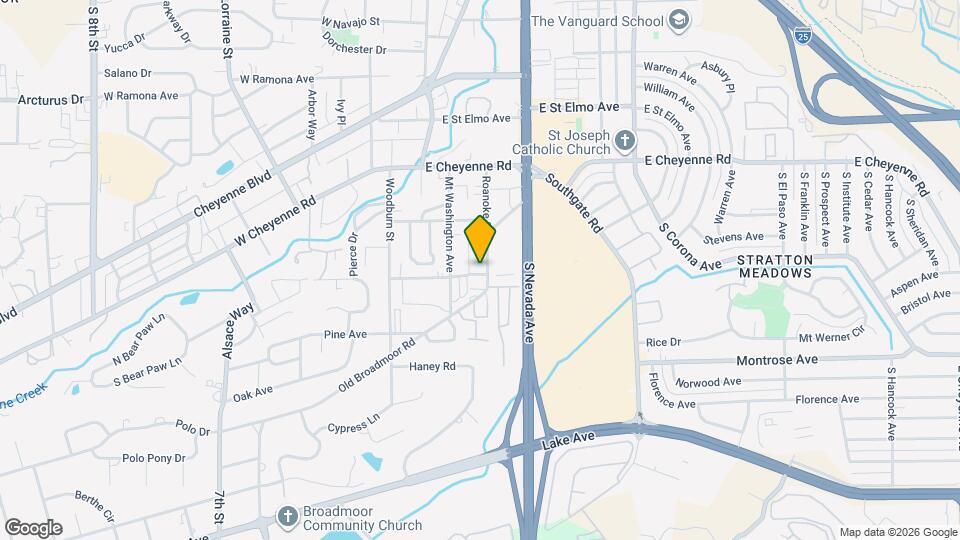 2046 Roanoke St Map and Location Details