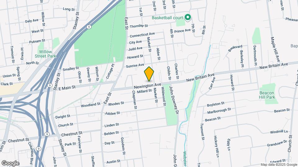 144 Newington Ave Map and Location Details