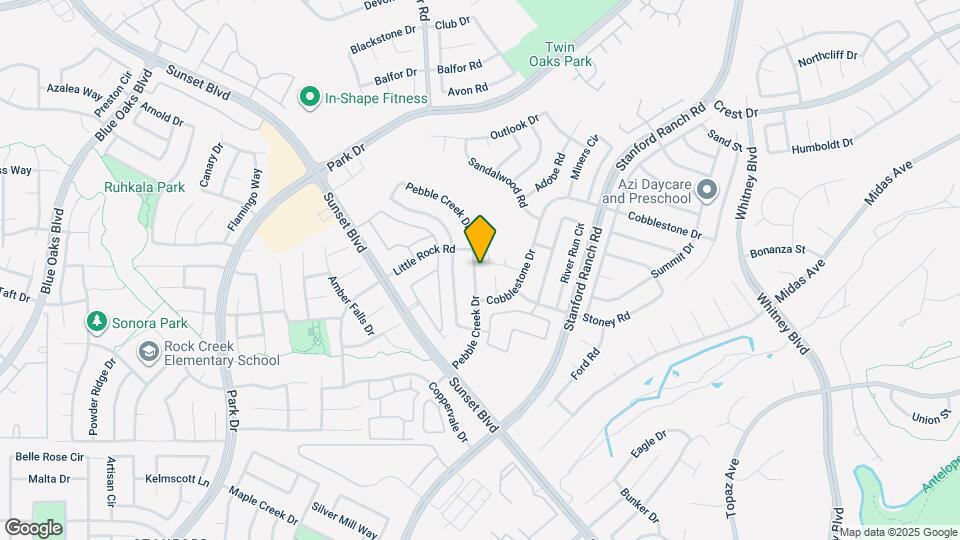 5907 Pebble Creek Dr Map and Location Details
