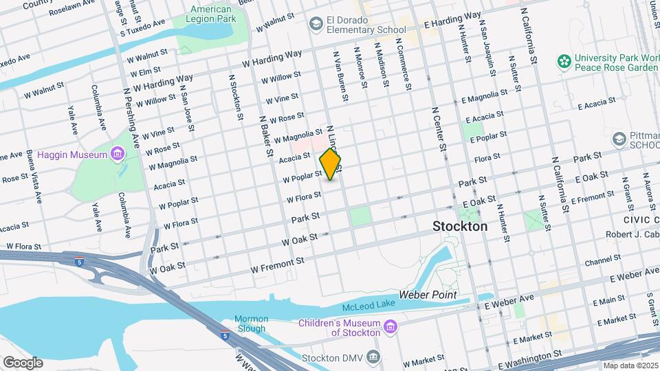 529 W Flora St Map and Location Details
