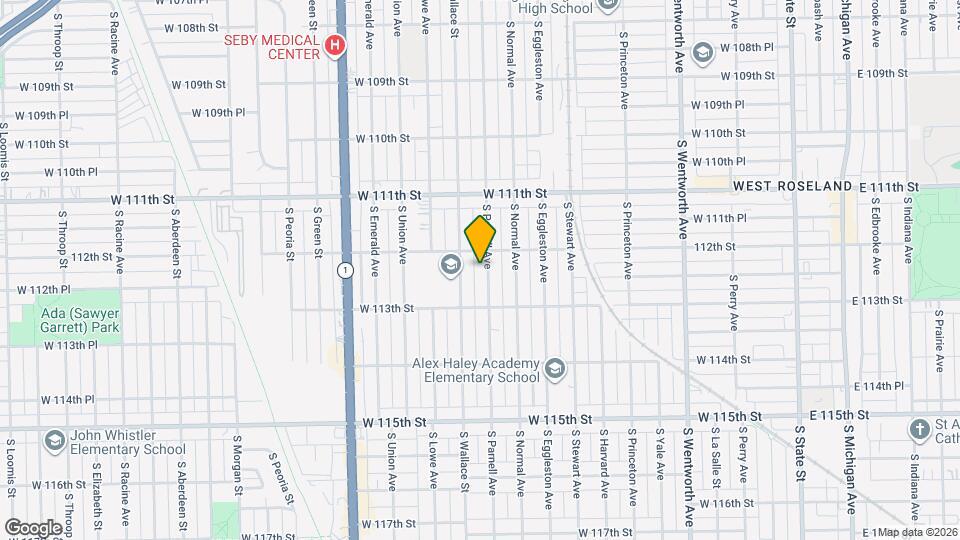 11218 S Parnell Ave Mapa y Detalles de la Ubicación