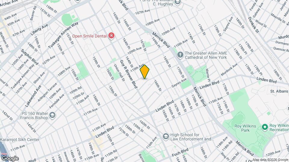 163-45 Claude Ave Map and Location Details