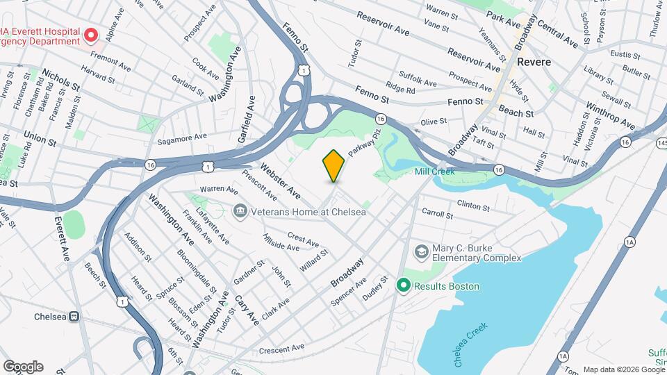 100 Stockton St Map and Location Details